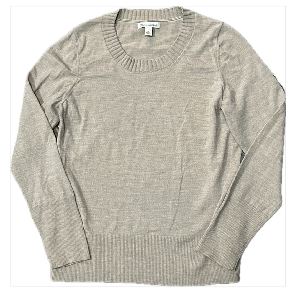 Banana Republic Merino Wool Crew Neck Sweater Sz XL